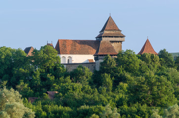 Fortified church in Viscri village, Romania