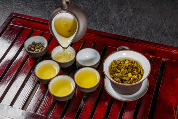中国茶セット　Chinese tea with history