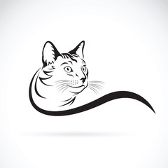 Vector of a cat design on white background. Pet Animal.