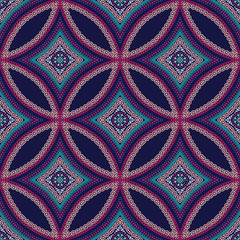 Intricate Mandala Pattern Tile Background