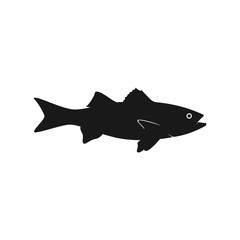 fish silhouette vector