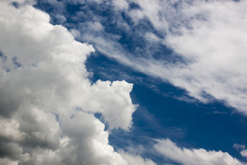 Naklejka na ściany i meble Blue Sky, Australia-Shaped Cloud
