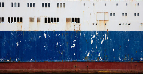 Old ship side texture - background