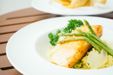 Salmon steak