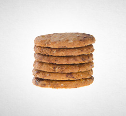 cookies or butter cookies on a background.