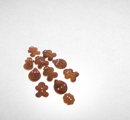 Cookie or Christmas Cookie on the background.