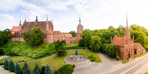 Frombork - Panorama, Polen - obrazy, fototapety, plakaty