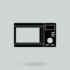 Fototapeta na wymiar Microwave oven icon