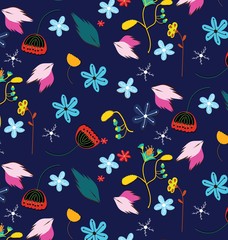 Abstract flower pattern