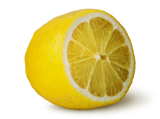 Half of juicy lemon