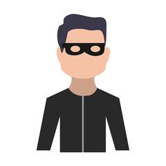 Cyber security flat icon
