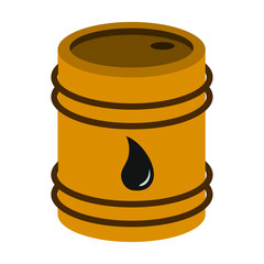 Oil industry flat icon
