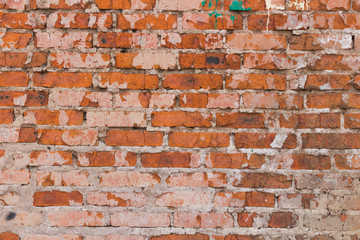 Wall of old brick