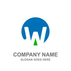 Letter W  Icon Logo Vector Design Business Template Company