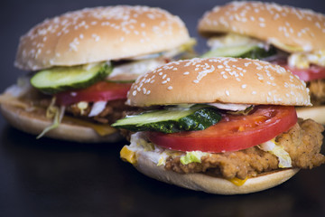 Hamburger fast food
