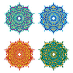 Colorful flower vector