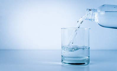 pouring water