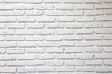 white brick wall as a background