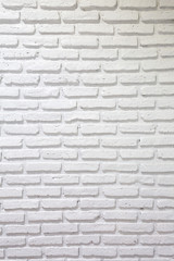 white brick wall as a background