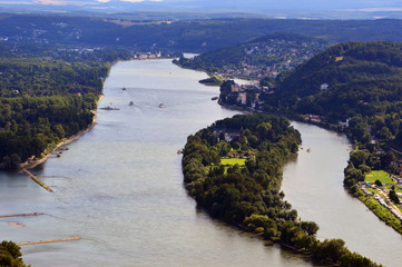 The scenery from königswinter, Germany