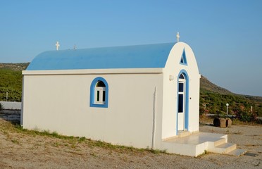 Orthodox little Greek church in the Greek Island Kos. 