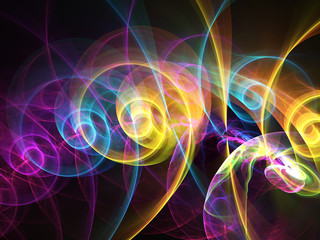 Abstract fractal background