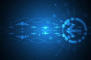 Vector abstract background technology concept.