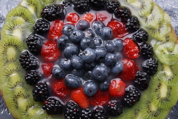 veganer Sommerkuchen Obstboden, München