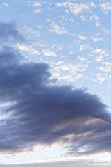 Obraz premium blue sky with clouds, background