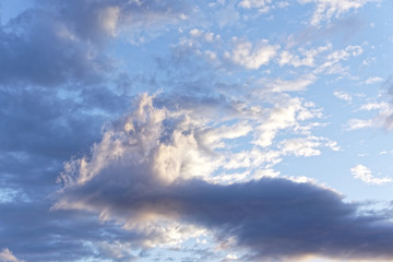 Naklejka na ściany i meble blue sky with clouds, background