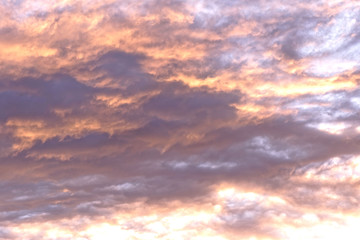 dramatic sunset, background