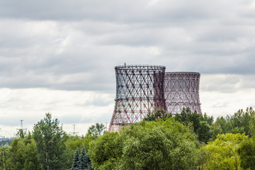 Power station landscape.