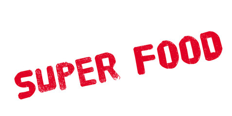 Super Food rubber stamp. Grunge design with dust scratches. Effects can be easily removed for a clean, crisp look. Color is easily changed.