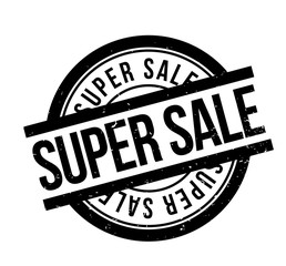 Super Sale rubber stamp. Grunge design with dust scratches. Effects can be easily removed for a clean, crisp look. Color is easily changed.
