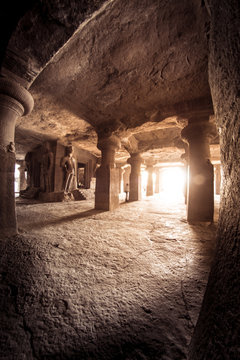 Elephanta H&ouml;hlen bei Mumbai, Indien