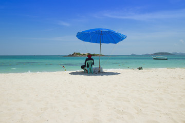 Fototapeta na wymiar Beautiful beach in the samae san island
