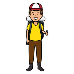 tourist man avatar character