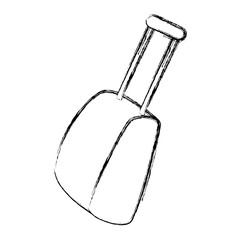 suitcase travel isolated icon