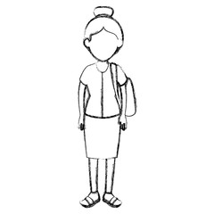 beautiful woman avatar character