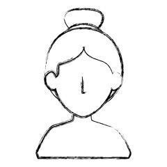 beautiful woman shirtless avatar character