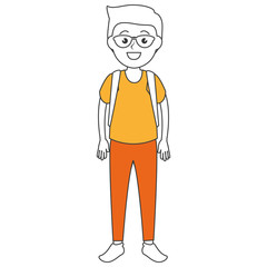 young man avatar character