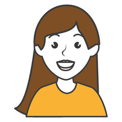 beautiful woman avatar character