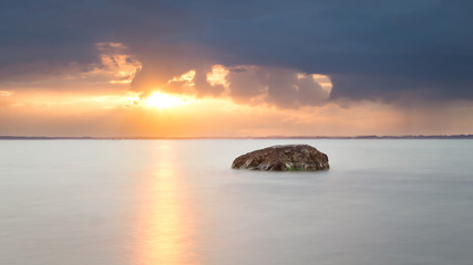 Fototapeta na wymiar Sonnenuntergang an der Ostsee 