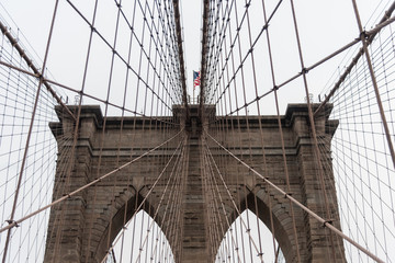 Brooklyn Bridge at dusk