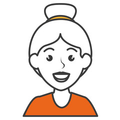 beautiful woman avatar character