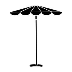 Obraz premium umbrella beach isolated icon