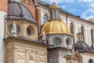 a part of Wawel Cathedral in Krakow