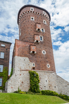 Senator Tower part of Wawel fortification comples in Krakow