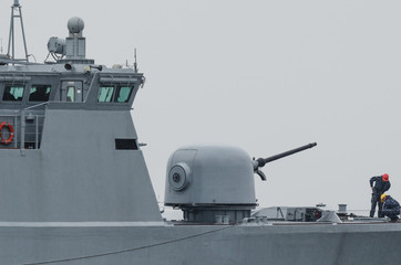 PATROL SHIP - Lithuanian warship on patrol © Wojciech Wrzesień
