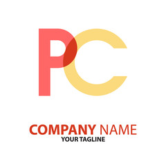 PC initial logo concept